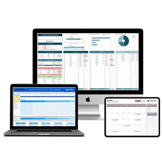 TrackMoney Essentials - Personal Finance & Productivity Kit